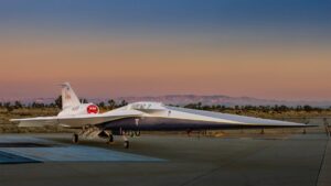 X-59 'Quiet supersonic' jet from NASA and Lockheed finally rolls out | TechCrunch