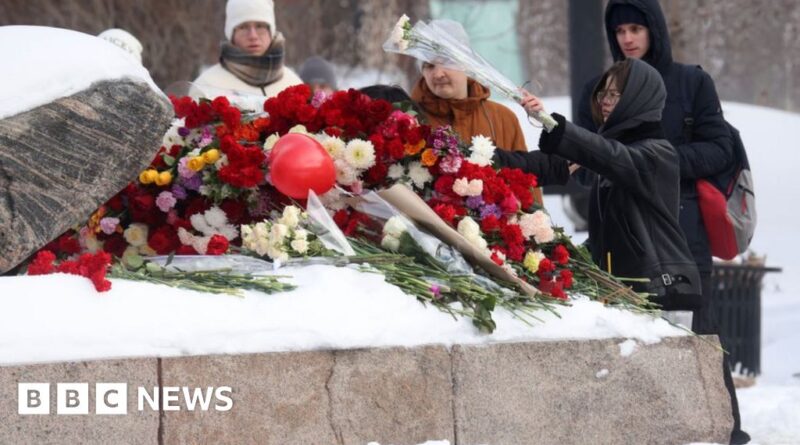 Alexei Navalny: US and UK ambassadors to Russia lay tributes