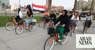 Bike project eases movement in congested streets of Cairo