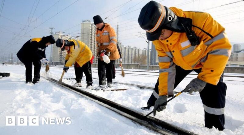 China: Snowstorms spoil Lunar New Year travel for millions