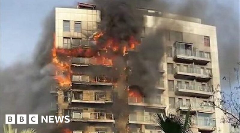 Early videos of Valencia fire show how flames spread