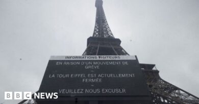 Eiffel Tower in Paris set to reopen after six-day strike