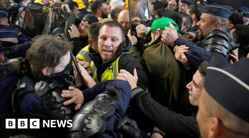 Farmers' anger erupts at trade show in Paris