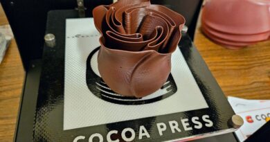 I printed chocolate on a 3D printer and ate it