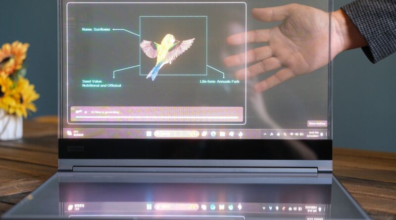 Lenovo’s concept laptop is real, transparent, and ready to impress