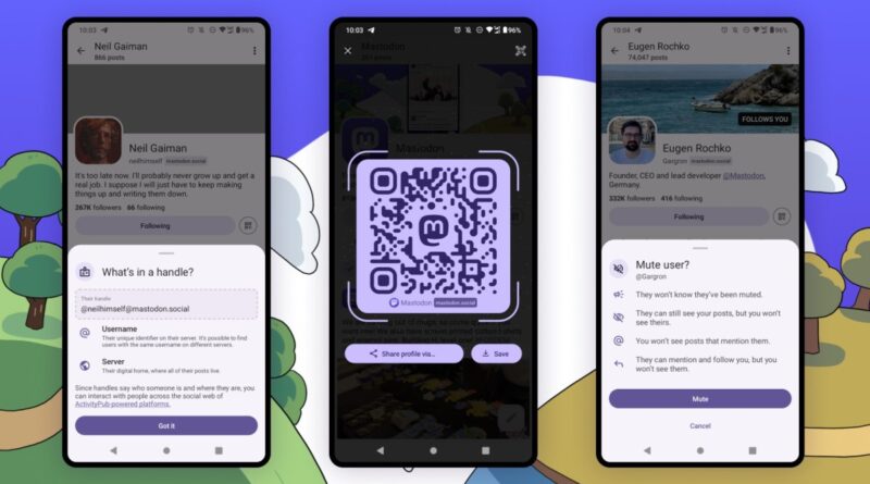 Mastodon users can now share their profile via QR code on Android | TechCrunch