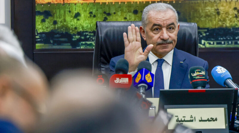 Palestinian PM Shtayyeh resigns paving way for technocratic government