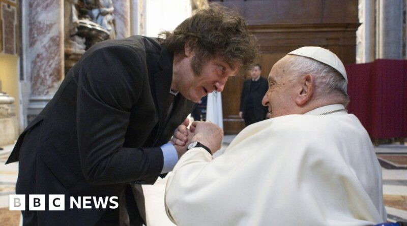 Pope and Milei meet as Argentina gains first female saint