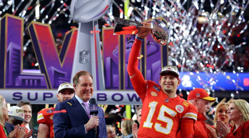 Super Bowl LVIII was most-watched television show ever with 123 million viewers