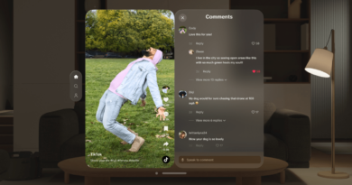 TikTok launches a 'reimagined' app for the Apple Vision Pro | TechCrunch