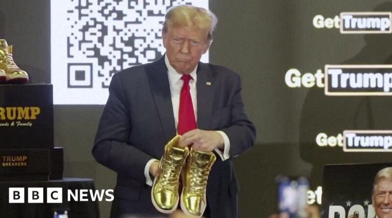 Trump launches own-brand shoes after $355m fine