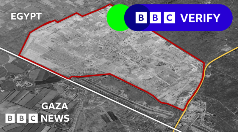 Walled site grows at Egypt border near Gaza