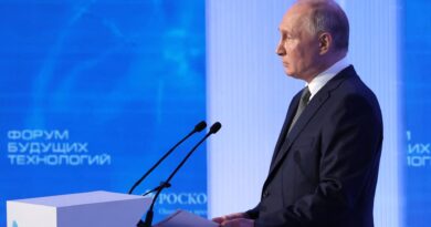 'We shall overcome everything together': Putin tells his people that the West is trying to defeat Russia