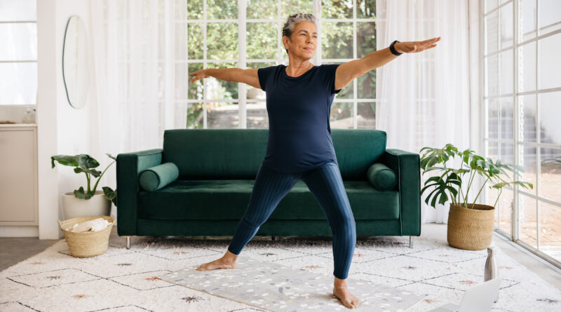 5 Yoga Poses That Can Help Manage Menopause Symptoms (Looking At You, Hot Flashes!)