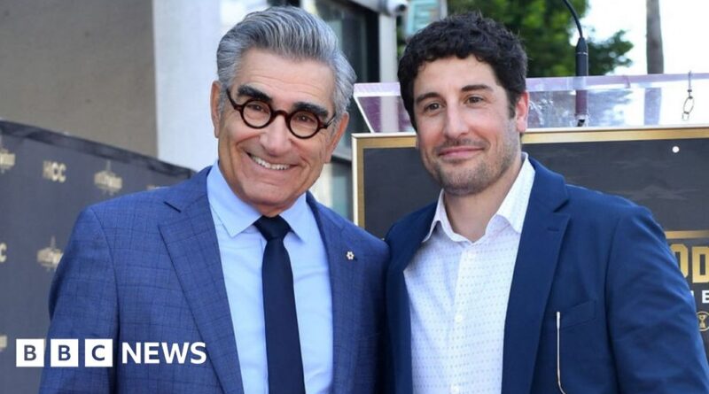 American Pie stars reunite as Eugene Levy gets star on Walk of Fame