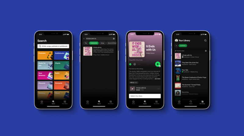 Spotify launches a $9.99/mo standalone audiobooks service for its free users | TechCrunch