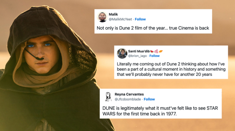 The people love 'Dune: Part Two'