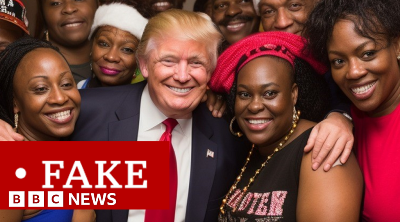 Trump supporters target black voters with faked AI images