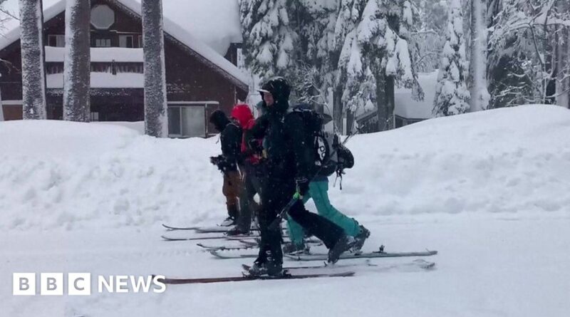 Watch: Making tracks through California and Nevada snow