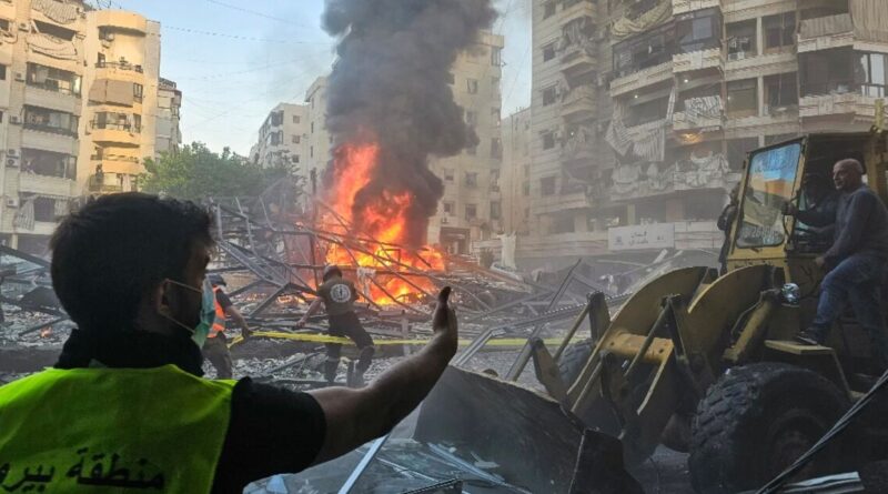 Israel strikes south Beirut, prompting Lebanese appeal to ceasefire guarantors