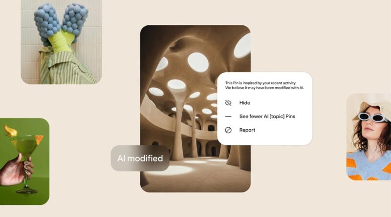 Pinterest launches new tools to fight AI slop | TechCrunch