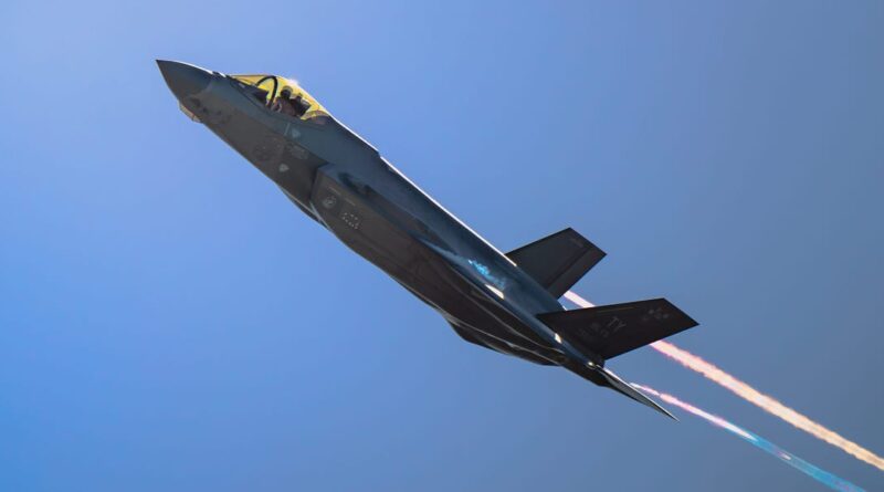 An F-35 stealth fighter flying in Texas sent classified data to an air base 5,000 miles away in Denmark