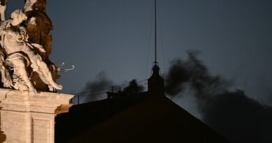 Black smoke emerges as cardinals fail to elect new pope in first ballot