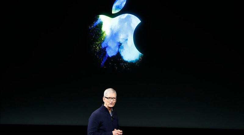 Tim Cook at an Apple event in 2016.