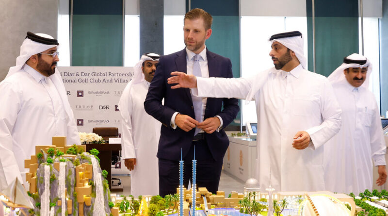 Donald Jr. and Eric Trump Pursue New Deals That Would Enrich President Trump