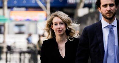 Former Theranos CEO Elizabeth Holmes alongside her boyfriend Billy Evans