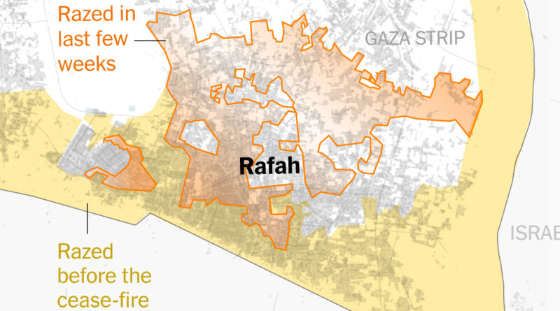 Gazans Once Escaped To Rafah. Now Israel Is Razing It.