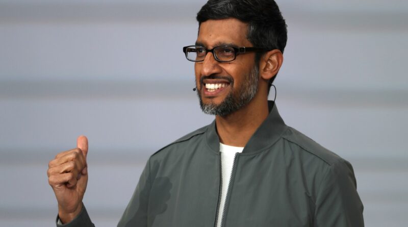 Alphabet CEO Sundar Pichai