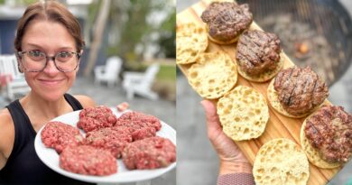 I made Ina Garten's 5-ingredient burger patties. They tasted amazing and came together quickly.
