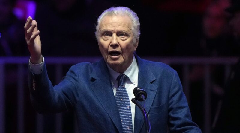Jon Voight says he's sent Trump a 'comprehensive plan' to 'make Hollywood great again'