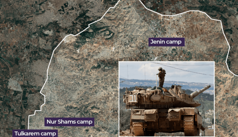 INTERACTIVE - Tulkarem Jenin Nur Shams camp West Bank Israel poster-1743158401
