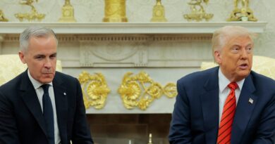 Mark Carney said he's glad people couldn't tell what was going through his mind when he met Trump
