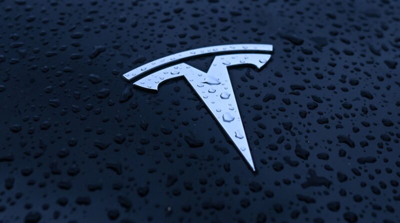 DUBLIN, IRELAND - MAY 16: Tesla logo seen on Tesla vehicle parked in Dublin, on May 16, 2024, in Dublin, Ireland. (Photo by Artur Widak/NurPhoto via Getty Images)