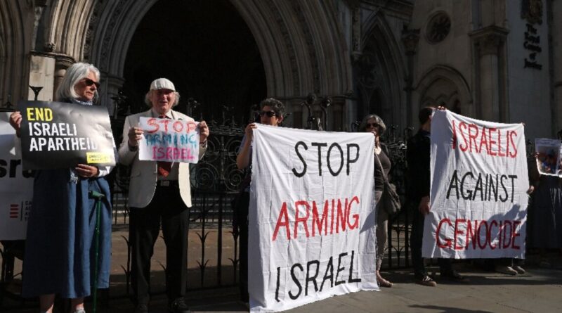 Rights groups take UK govt to court over Israel arms sales