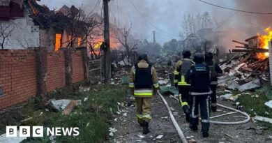 Russian strikes kill eight across Ukraine, officials say