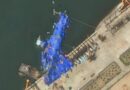 Satellite images show the catastrophic damage to North Korea's new destroyer that's lying on its side