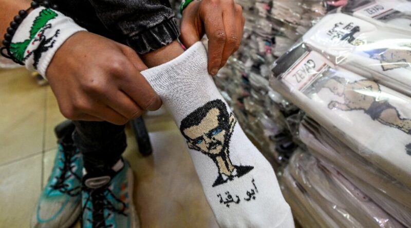 Socks and satire: Syrians mock ousted Assad dynasty