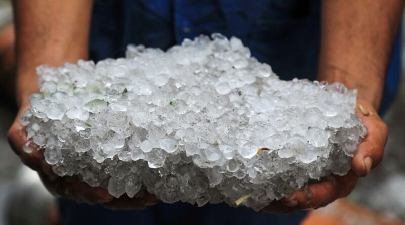 Sudden hailstorm lashes Egypt's Alexandria