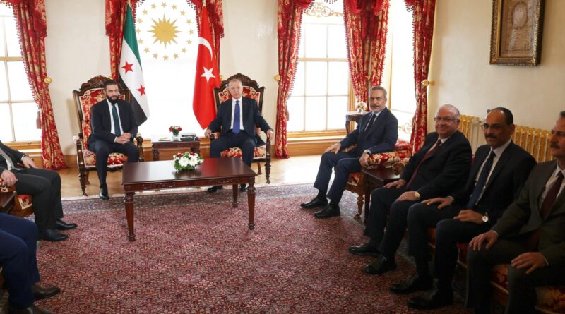 Syria’s al-Sharaa meets Erdogan in Turkiye as sanctions lifted