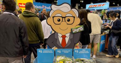 Trucker hats, squishy toys, and copious candy: Weird and wonderful finds at Warren Buffett's 'Bazaar of Bargains'