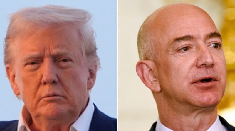Trump says Jeff Bezos was 'very nice' and agreed to take tariff info off Amazon listings right after their call