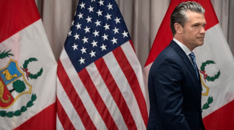 US Defense Secretary Hegseth orders 20% cut in ranks of top officers