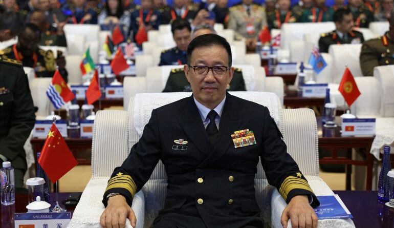 Chinese Defence Minister Dong Jun attends the Beijing Xiangshan Forum in Beijing, China September 13, 2024. REUTERS/Florence Lo