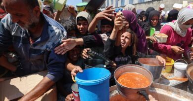 US defends Gaza aid plan as hungry crowds overrun food hub