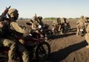 Ukraine has a new motorcycle attack unit that rushes gun-toting troops into battle on off-road bikes