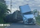 Washington: Warning after millions of bees escape overturned truck
